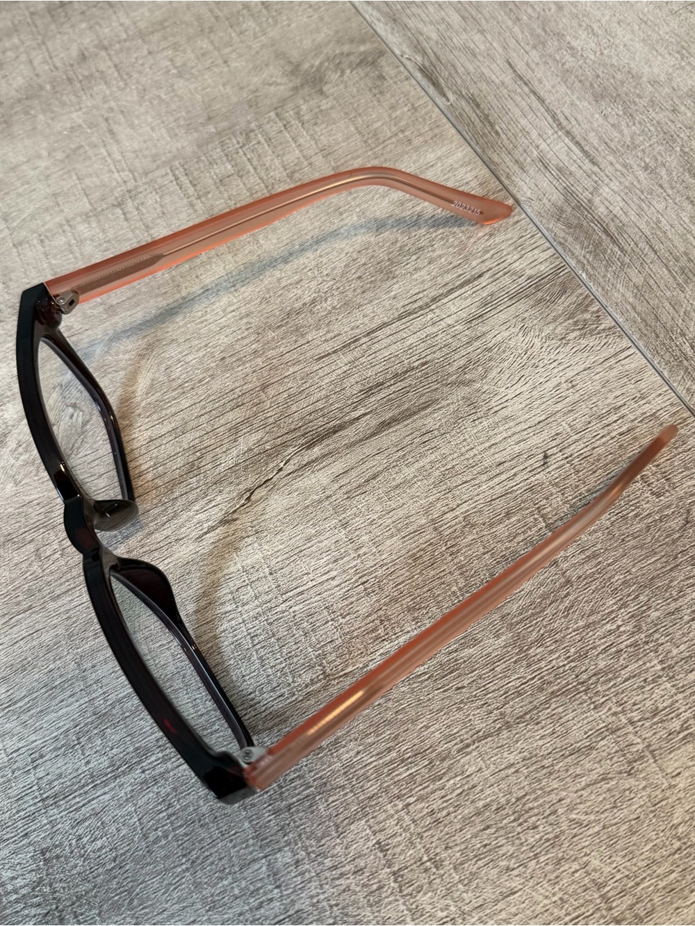 Zenni Brown and Pink non-prescription glasses - Picture 7 of 7